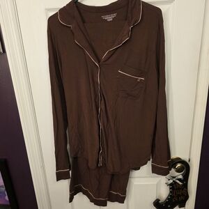 Victoria's Secret Chocolate Pajama Set